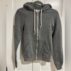 American Apparel Full Zip Hoodie Unisex XS